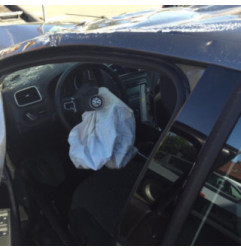 Moteur leve vitre arriere gauche VOLKSWAGEN POLO 5 Photo n°8