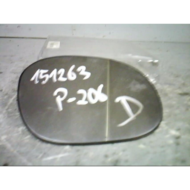 Glace retroviseur droit PEUGEOT 206