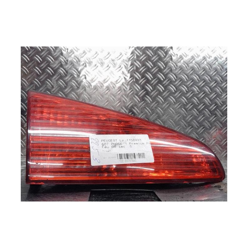 Feu arriere secondaire gauche (feux) PEUGEOT 607