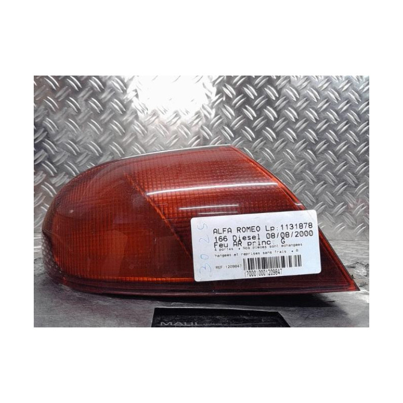Feu arriere principal gauche (feux) ALFA ROMEO 166