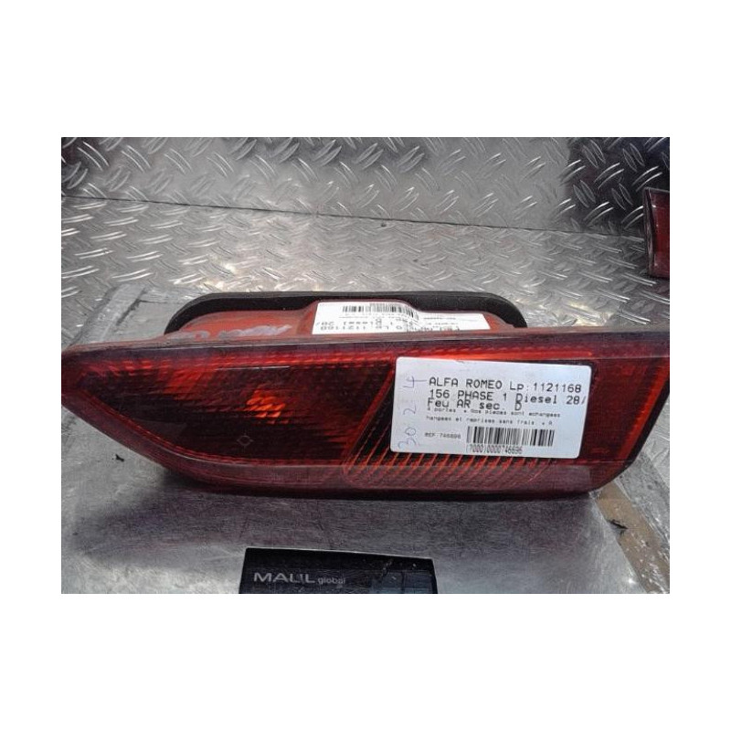 Feu arriere secondaire droit (feux) ALFA ROMEO 156