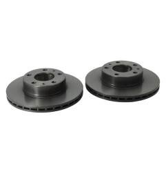 Paire de disques avant (freinage) PEUGEOT BOXER 2 Photo n°1