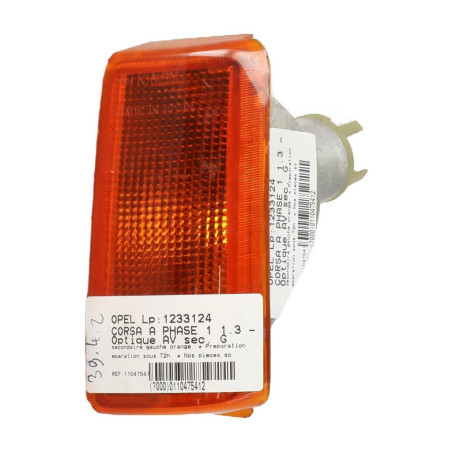 Optique avant secondaire gauche (feux)(clignotant) OPEL CORSA A Photo n°5