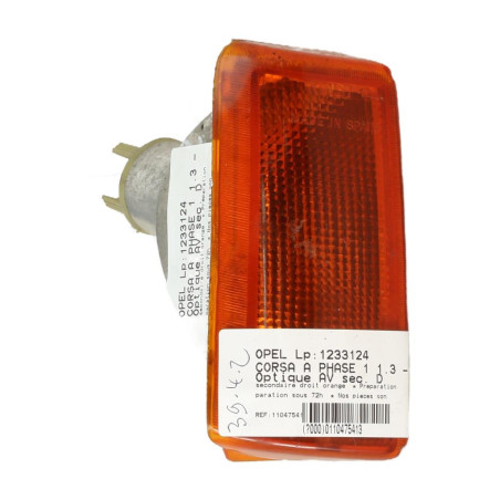 Optique avant secondaire droit (feux)(clignotant) OPEL CORSA A Photo n°5