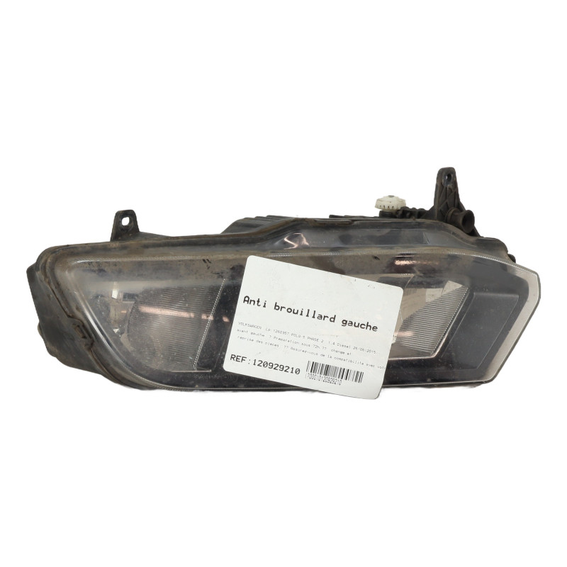 Anti brouillard gauche (feux) VOLKSWAGEN POLO 5