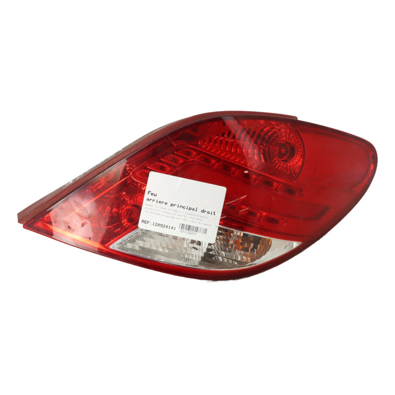 Feu arriere principal droit (feux) PEUGEOT 207