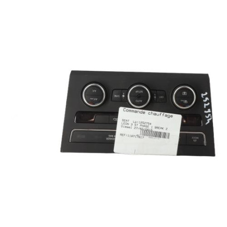 Commande chauffage SEAT LEON 3 Photo n°1
