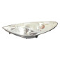Optique avant principal gauche (feux)(phare) PEUGEOT 206+
