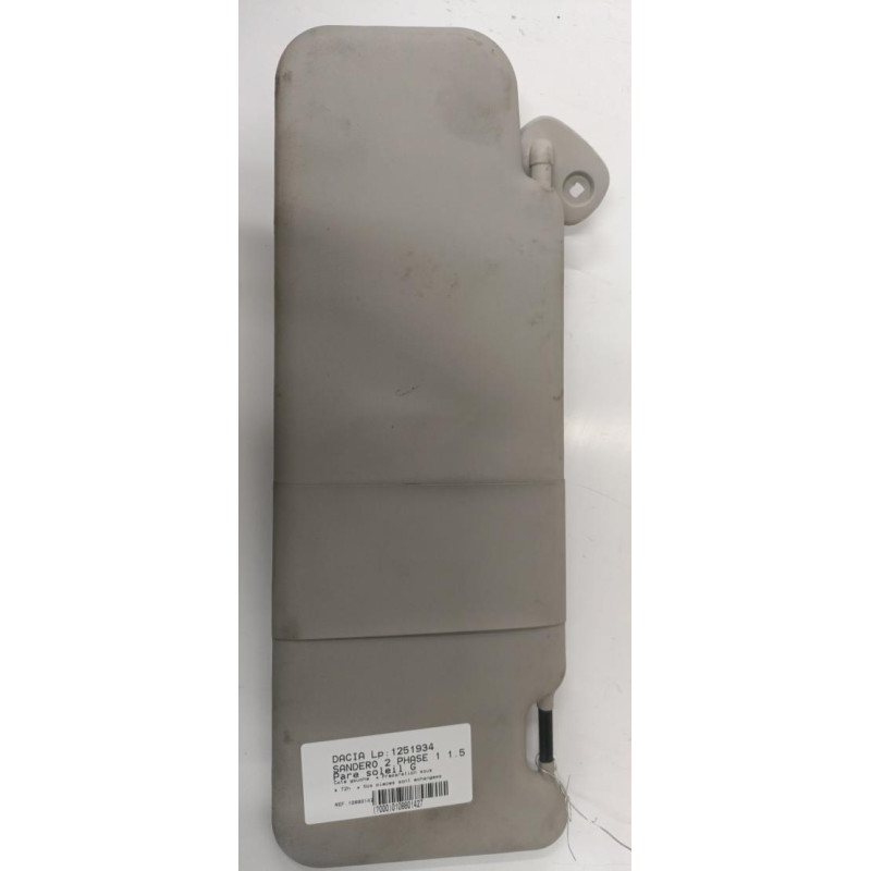 Pare soleil gauche DACIA SANDERO 2