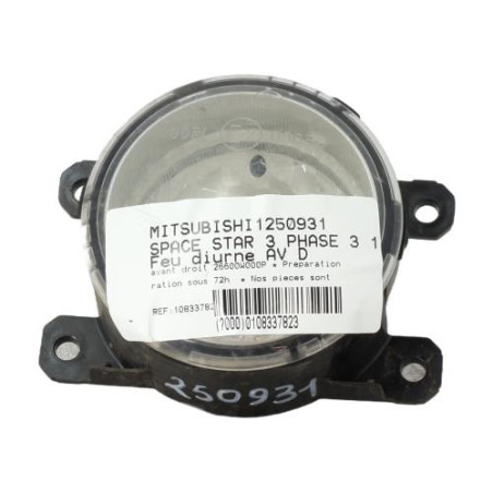 Feu diurne avant droit MITSUBISHI SPACE STAR 3 Photo n°1