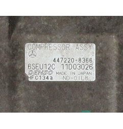 Compresseur clim MERCEDES CLASSE A 168 Photo n°3