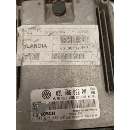 Calculateur moteur VOLKSWAGEN EOS Photo n°1