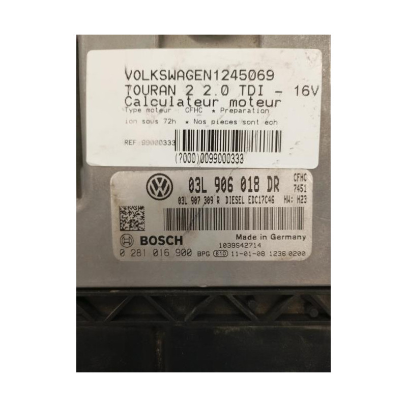 Calculateur moteur VOLKSWAGEN TOURAN 2