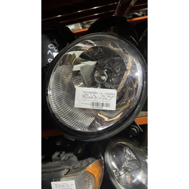 Optique avant principal droit (feux)(phare) VOLKSWAGEN LUPO