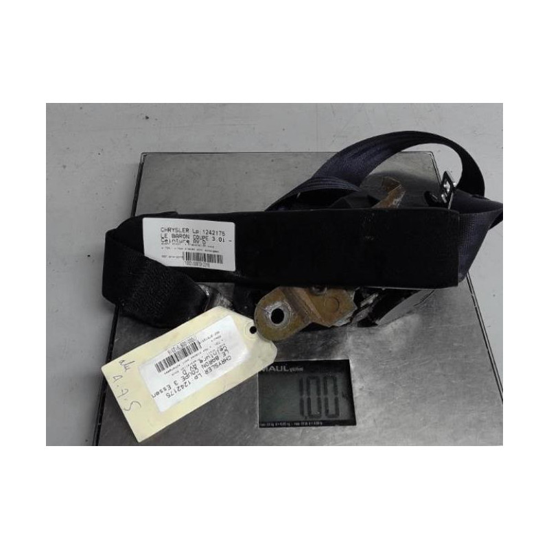 Ceinture avant droit CHRYSLER LE BARON Photo n°2