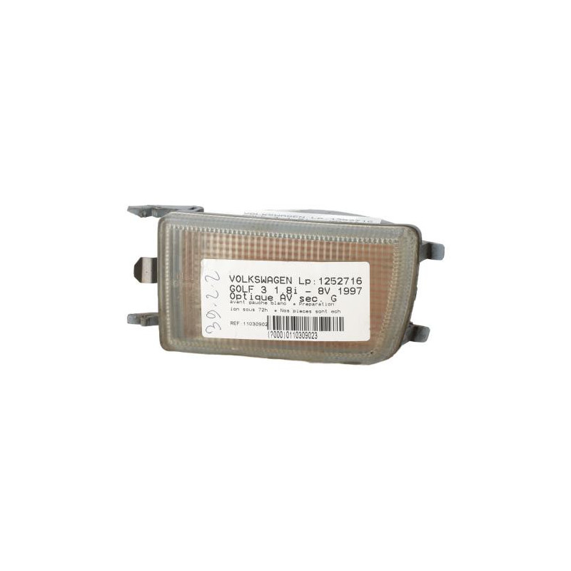 Optique avant secondaire gauche (feux)(clignotant) VOLKSWAGEN GOLF 3