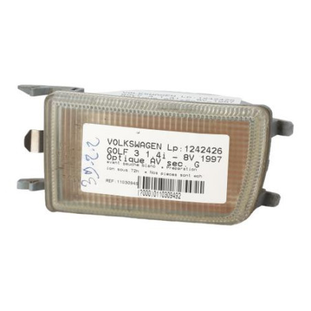 Optique avant secondaire gauche (feux)(clignotant) VOLKSWAGEN GOLF 3 Photo n°1