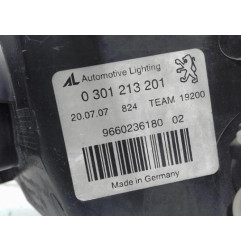 Optique avant principal gauche (feux)(phare) PEUGEOT 407 Photo n°5