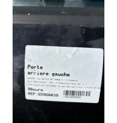 Porte arriere gauche PEUGEOT 207 Photo n°3