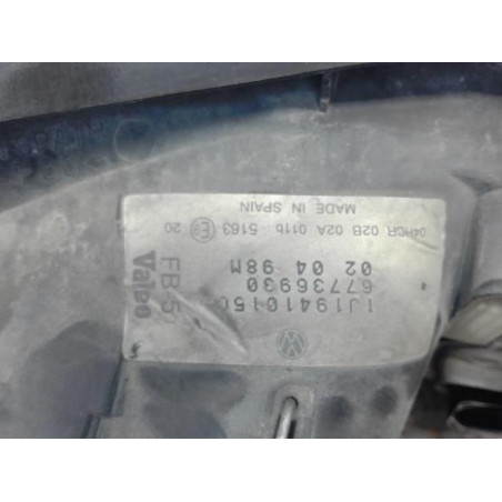 Optique avant principal gauche (feux)(phare) VOLKSWAGEN GOLF 4