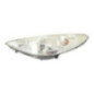 Optique avant principal gauche (feux)(phare) PEUGEOT 206+