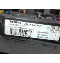 Boitier BSI PEUGEOT 206 Photo n°1