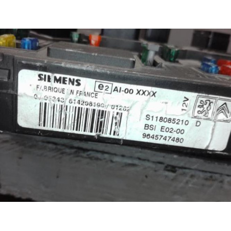 Boitier BSI PEUGEOT 206 Photo n°1