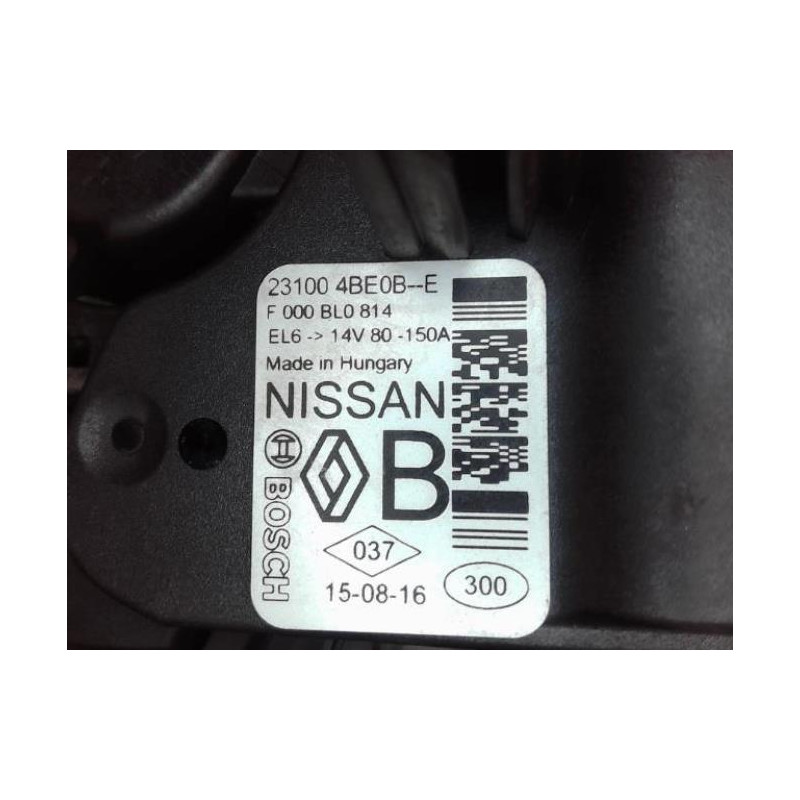 Alternateur NISSAN QASHQAI 1