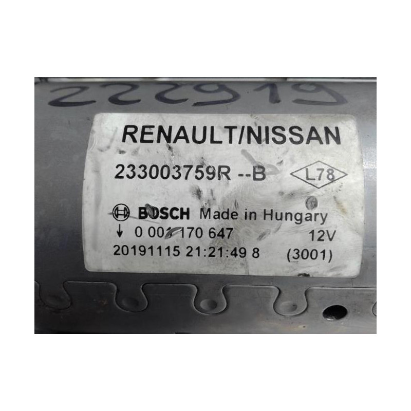 Demarreur DACIA LODGY