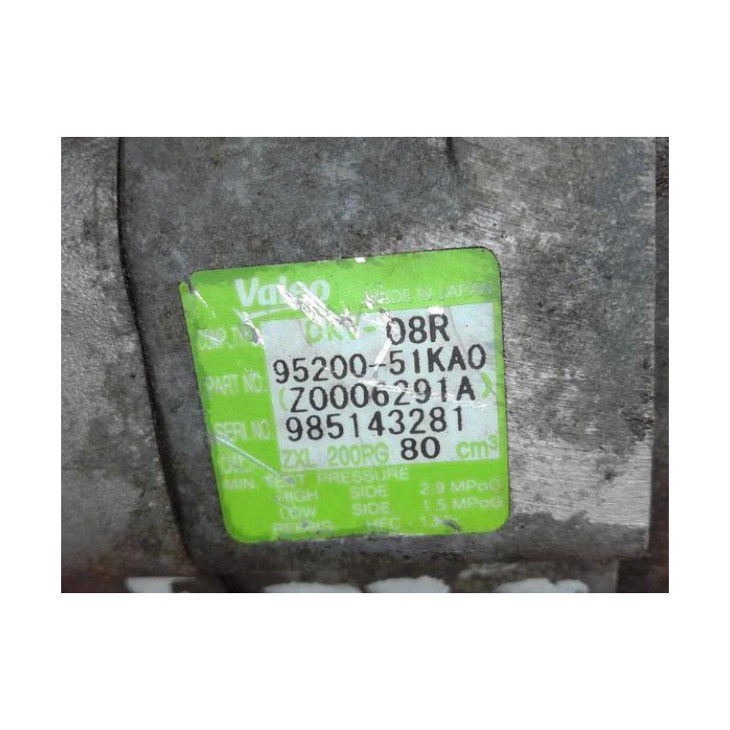 Compresseur clim OPEL AGILA B