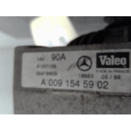 Alternateur MERCEDES CLASSE SLK 170