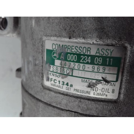 Compresseur clim MERCEDES CLASSE SLK 170