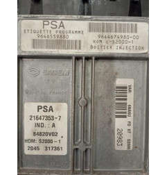 Calculateur moteur PEUGEOT PARTNER 1 Photo n°1