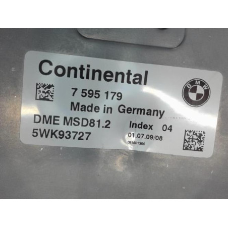 Calculateur moteur BMW SERIE 3 E90 Photo n°1
