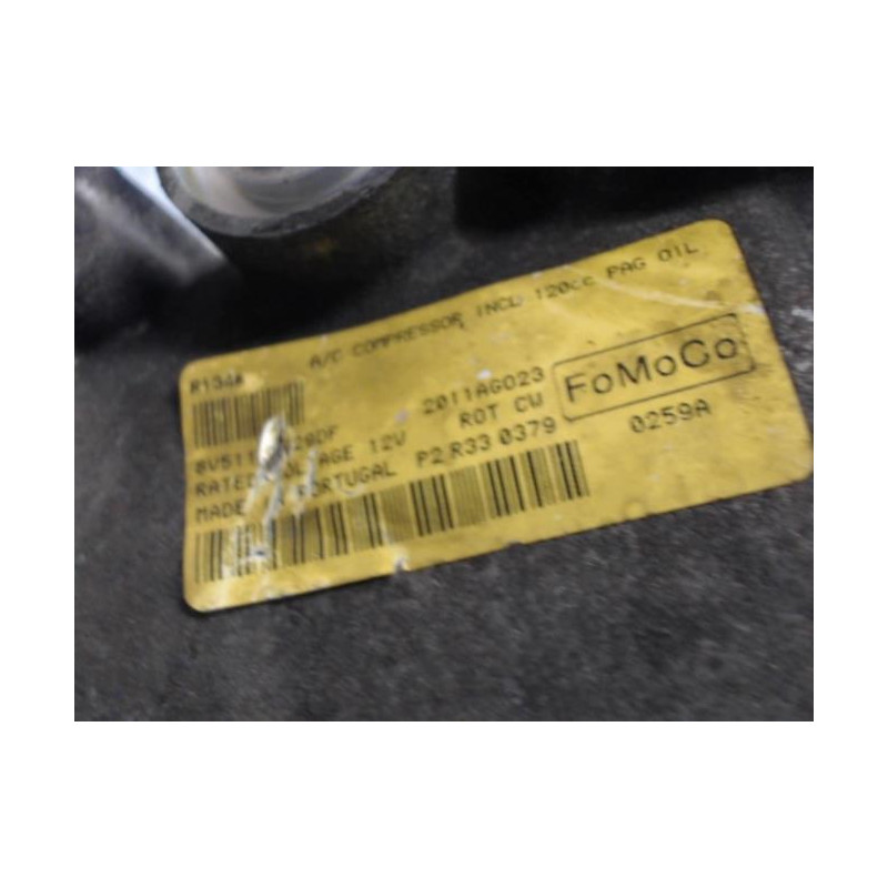 Compresseur clim FORD FIESTA 6