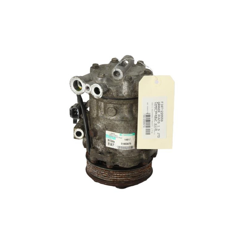 Compresseur clim FIAT GRANDE PUNTO Photo n°2