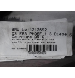 Ceinture arriere gauche BMW X3 E83