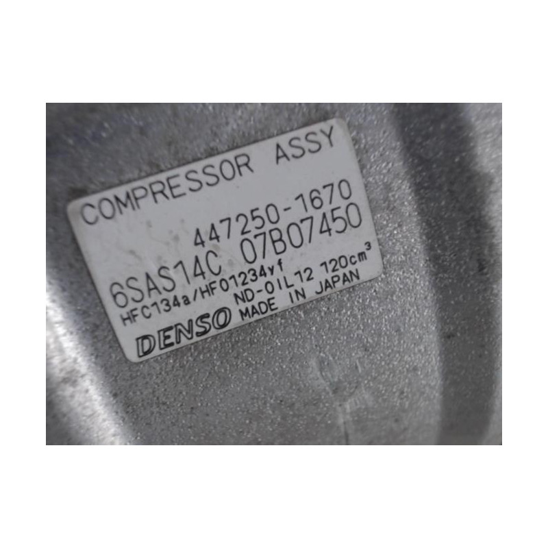 Compresseur clim MERCEDES CLASSE CLA 117