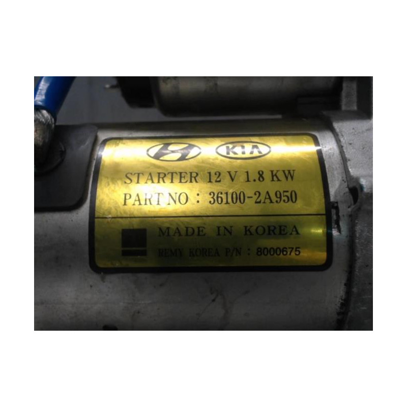 Demarreur HYUNDAI TUCSON 2