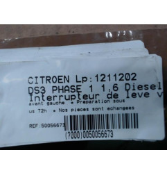 Interrupteur de leve vitre avant gauche CITROEN DS3 Photo n°4