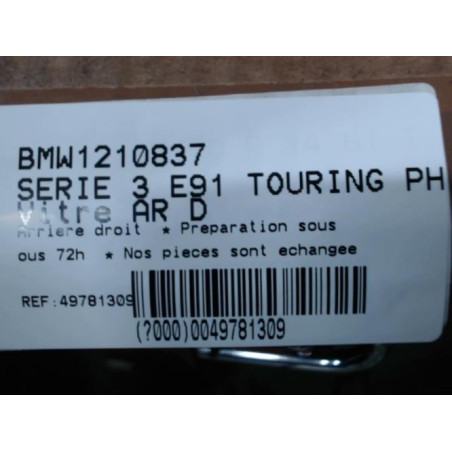 Vitre arriere droit BMW SERIE 3 E91 Photo n°1