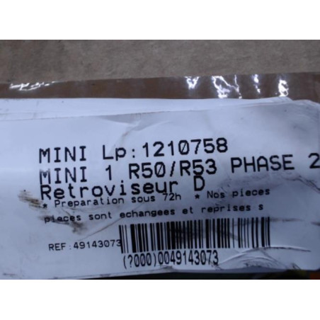 Retroviseur droit MINI MINI 1 R50/R53