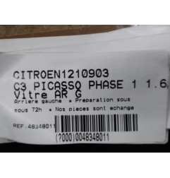 Vitre arriere gauche CITROEN C3 PICASSO