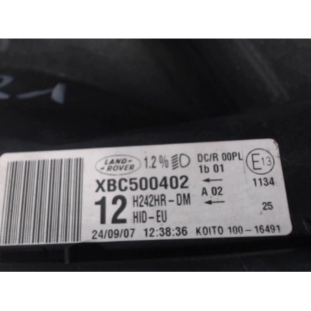 Optique avant principal droit (feux)(phare) LAND ROVER DISCOVERY 3