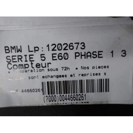 Compteur BMW SERIE 5 E60