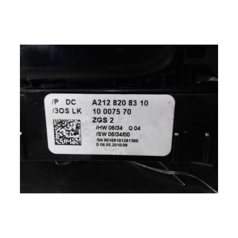 Interrupteur de leve vitre avant gauche MERCEDES CLASSE GLK 204