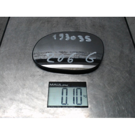 Glace retroviseur gauche PEUGEOT 206 Photo n°1