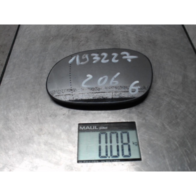 Glace retroviseur gauche PEUGEOT 206