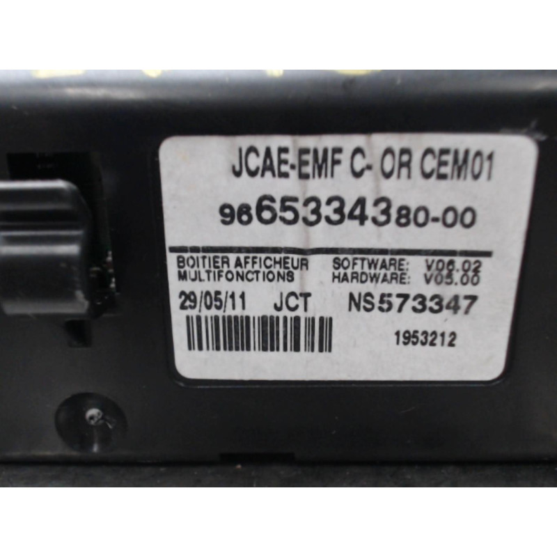 Afficheur PEUGEOT 508 1
