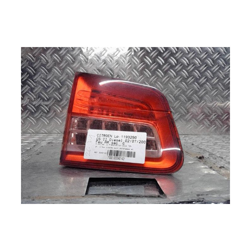 Feu arriere secondaire gauche (feux) CITROEN C5 2